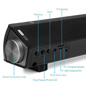 Soundbar LP-S08 Bluetooth Högtalare - Flera färger