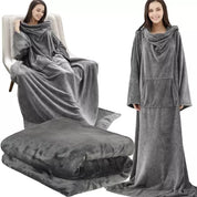 Snug Rug - Oversized Hoodie med Luva - Filt