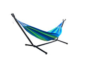 Hängmatta med Stativ 200kg - 200x150 cm