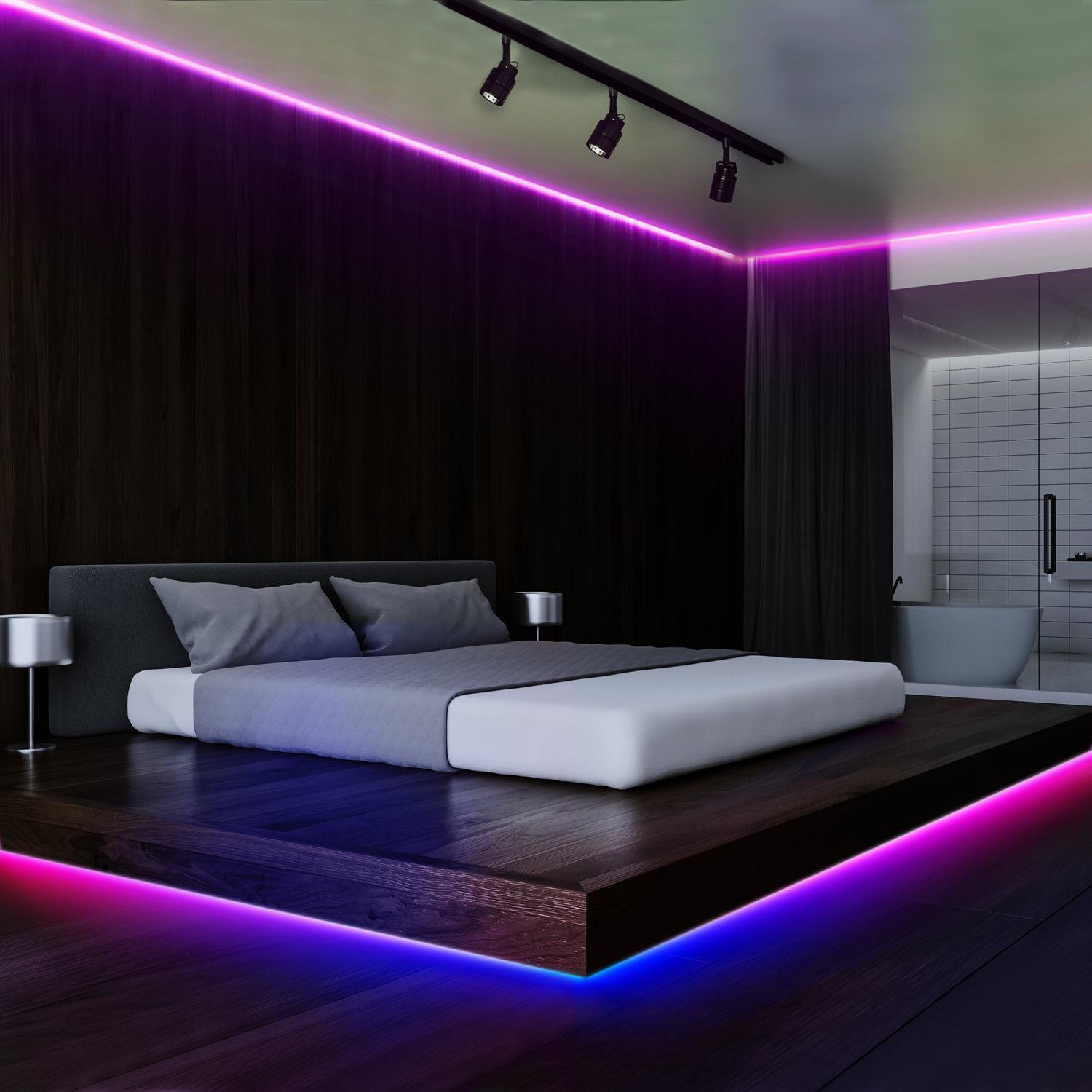 2m LED-Strip Lights med RGB / Ljusslinga / LED-list - USB