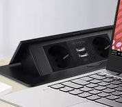 Inbyggt Grenuttag med USB / Bordsuttag - Dubbel