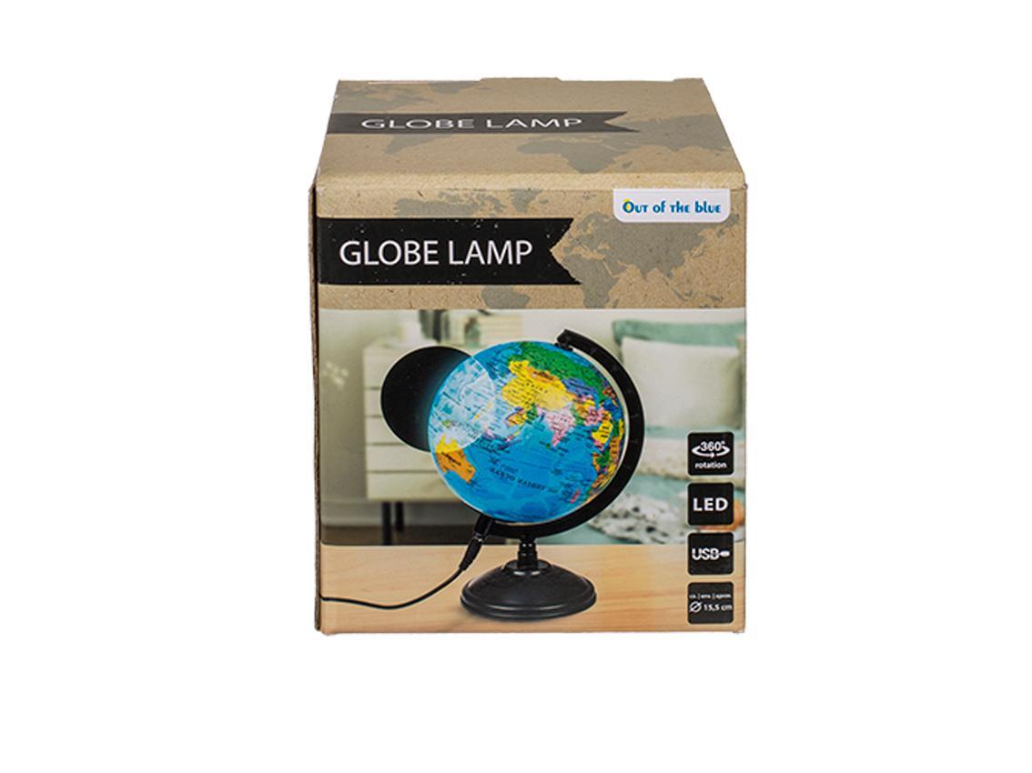 Jordglobslampa / Jordglob LED-Lampa - 15cm