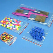 100-Pack - 6x8cm Ziplock / Blixtlåspåsar Skrivfält / Zip Lock