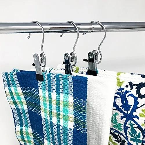 10-Pack - Krok med Klämma / Hängare - Klädhängare