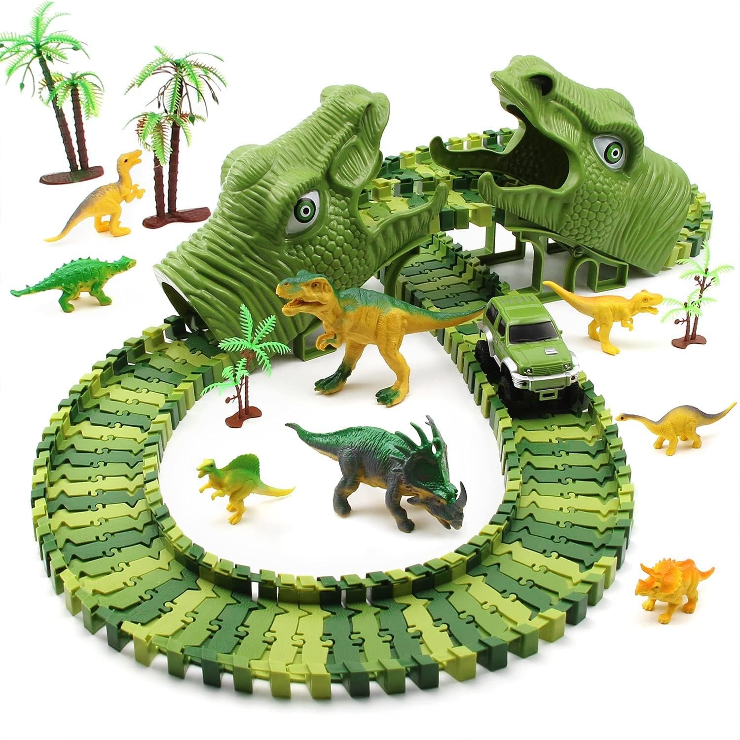 Dinosaurie Bilbana för Barn - 240-Delar