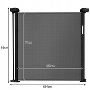Säkerhetsgrind för Husdjur – 86x154 cm - Välj Färg!