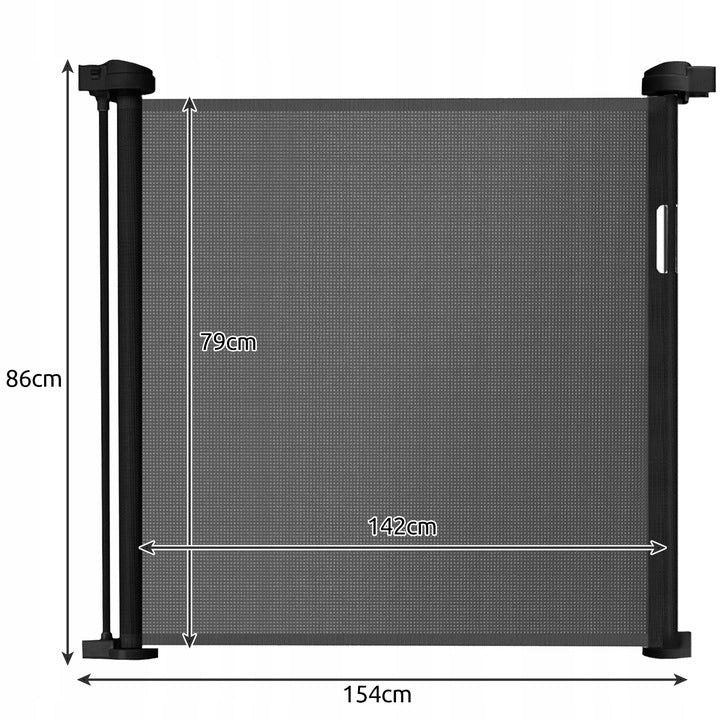 Säkerhetsgrind för Husdjur – 86x154 cm - Välj Färg!