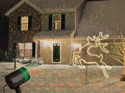 Jul Projektor - Jultema - Trädgårdslampa med LED