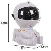 Nattlampa - Stjärnprojektor med LED-lampa - Astronaut