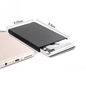 Korthållare 5 kort - Plånbok Pop-Up i Aluminium - RFID