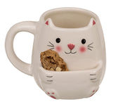Kakmugg / Mugg med Fack för Kakor - Katt