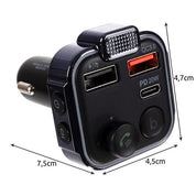 Bluetooth FM-Sändare & Billaddare - 20w