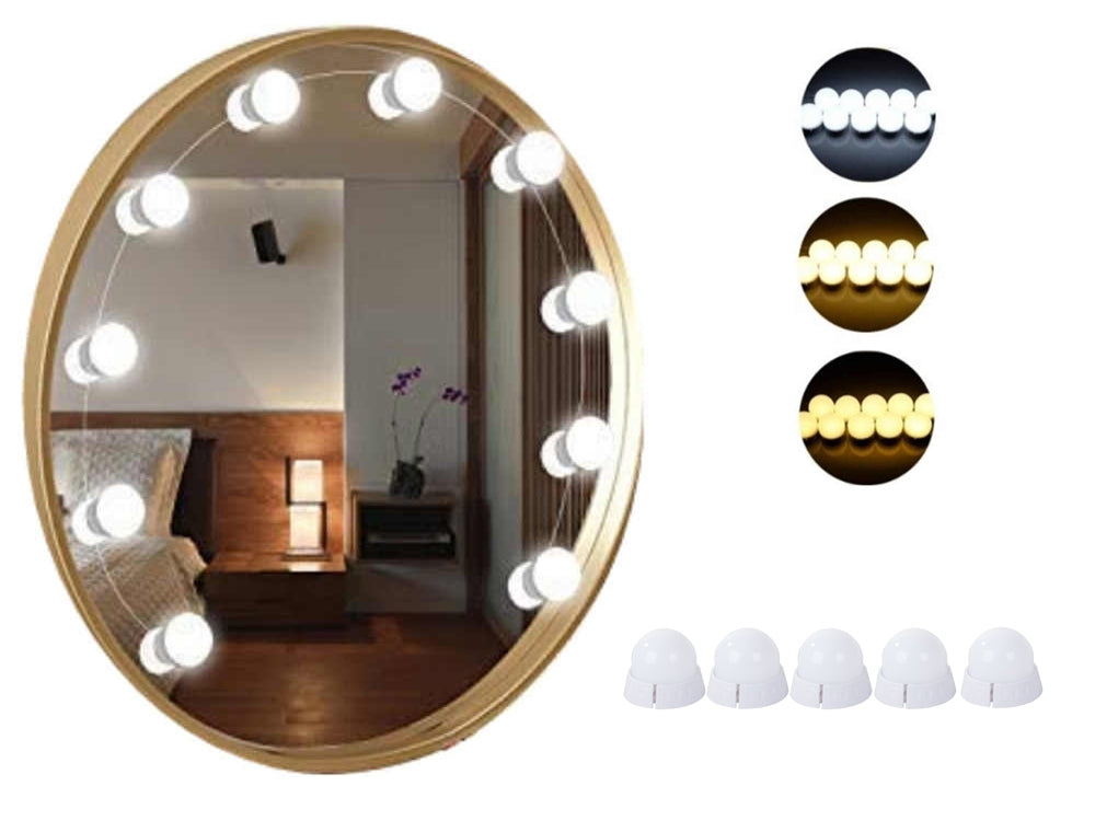 LED-lampor till Sminkspegel - 10-Pack