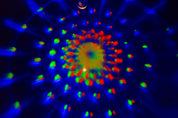Nyckelring Discokula med LED