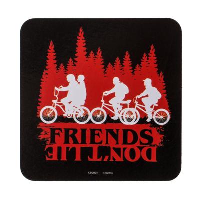 4-Pack Glasunderlägg Stranger Things - Underlägg till glas