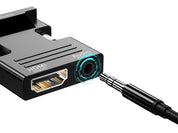 HDMI till VGA Adapter med 3.5mm AUX