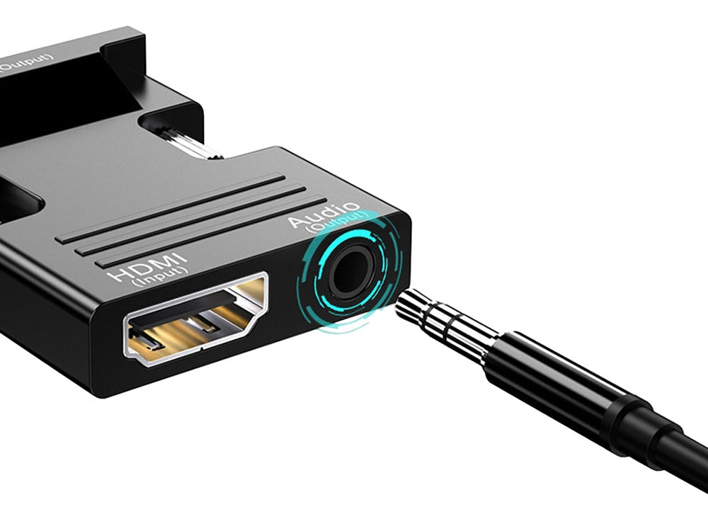 HDMI till VGA Adapter med 3.5mm AUX