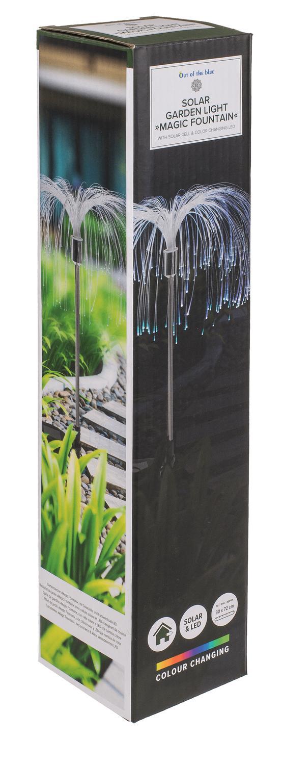 Trädgårdslampa Solcell - Fiberoptisk Lampa