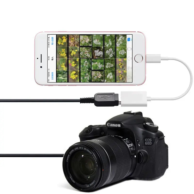 OTG Adapter för iPhone - USB 2.0 till Lightning