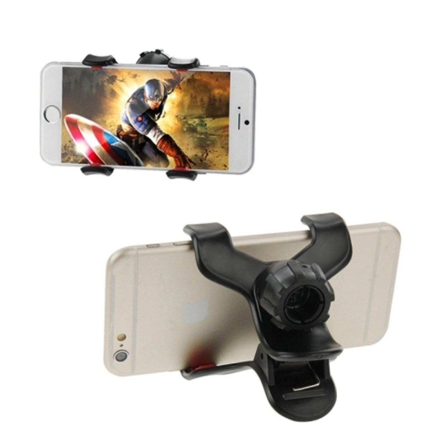 Mobilhållare med Böjbart Stativ & Klämma - 2-Pack
