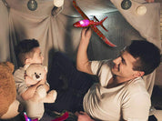 Kastflygplan med LED - 47 cm