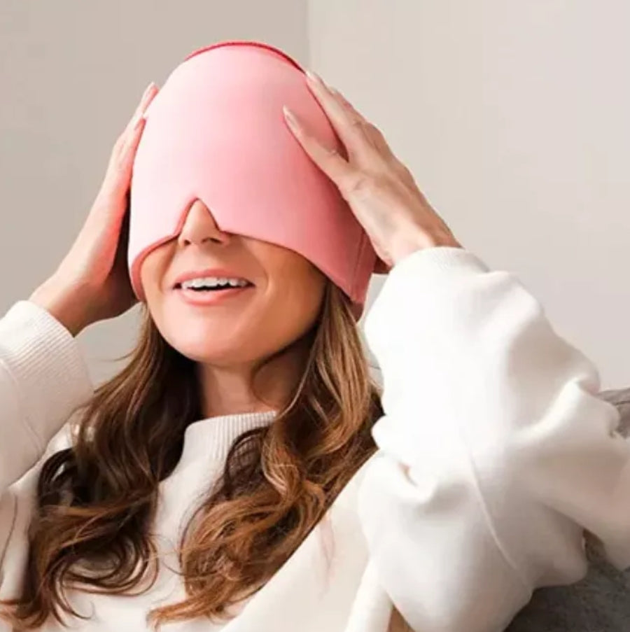 Ögonmask mot Huvudvärk - Gelmask - Svalkande/värmande mask