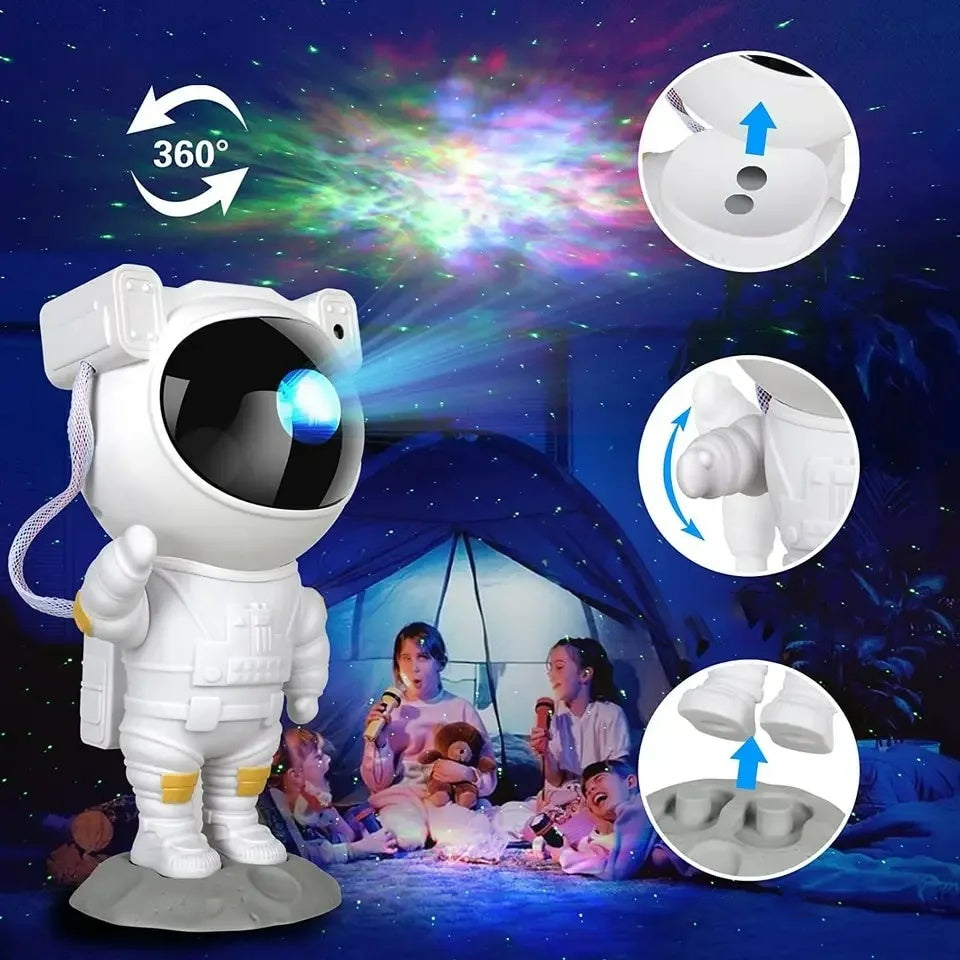 Astronaut Stjärnprojektor med LED-Lampa