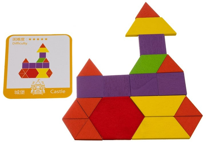 Tangram Pussel / Kognitiv leksak för Barn - Pedagogisk