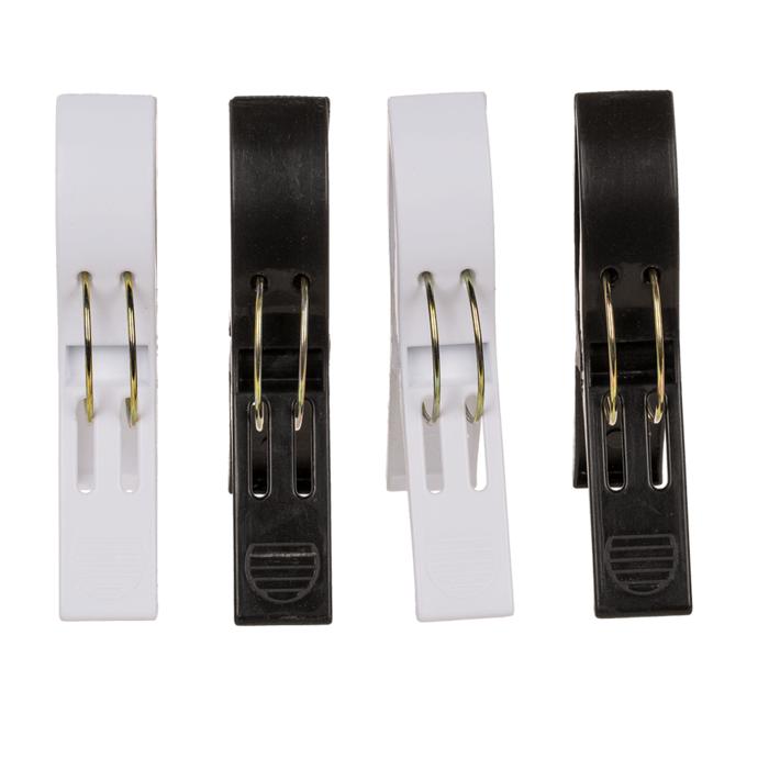 4-Pack - Stora Klämmor / Klädnypor - 12x8,5 cm