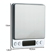 Köksvåg med LCD-display - 0.01-500g