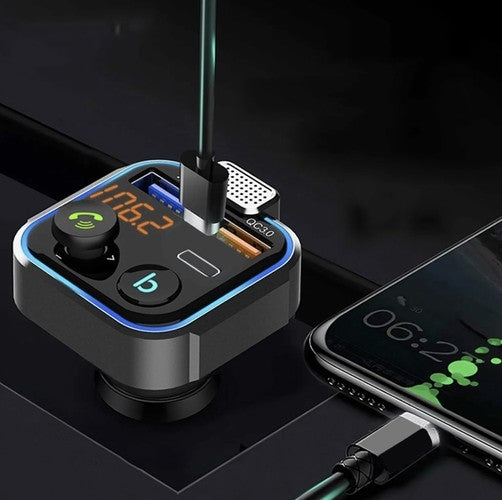 Bluetooth FM-Sändare & Billaddare - 20w