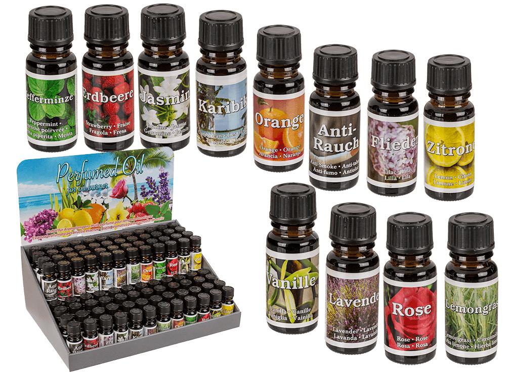 12-Pack - Doftolja / Parfymolja för Aromalampor - Olika dofter