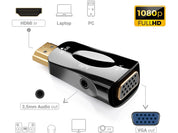 HDMI till VGA Adapter med 3.5mm AUX
