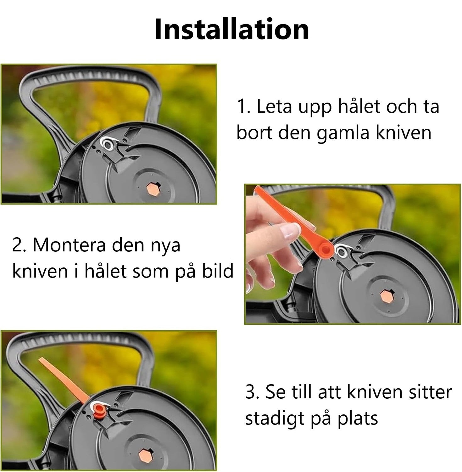 Knivar till Grästrimmer – 100-Pack