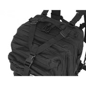 Militärväska / Ryggsäck i Nylon, Svart - 38 Liter