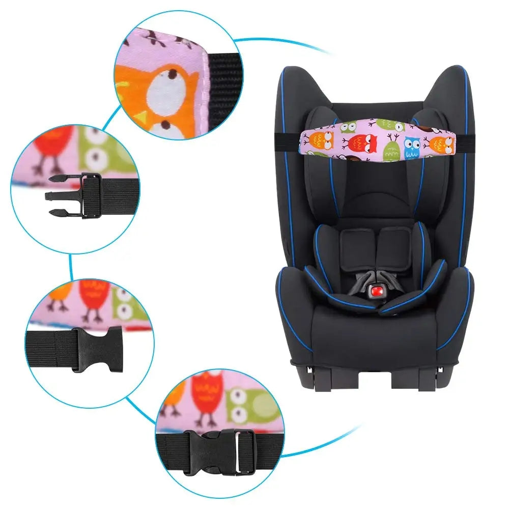 Sovstöd Bilbarnstol - Stöd för barns huvud