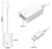 OTG Adapter för iPhone - USB 2.0 till Lightning