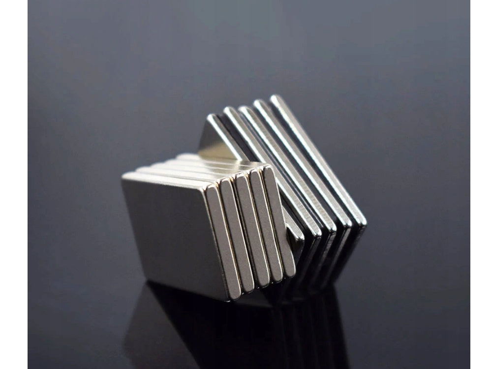10-Pack Neodymmagnet - Starka magneter - Rektangulära