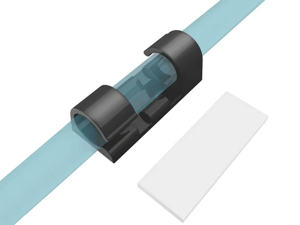20-Pack Självhäftande Kabelhållare - Kabelclips