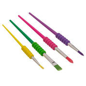 4-Pack - Penslar - Målarpenslar med mjukt grepp