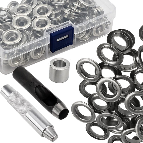 Reparation Set för Presenning - 12 mm - Kapellagning - 100 st