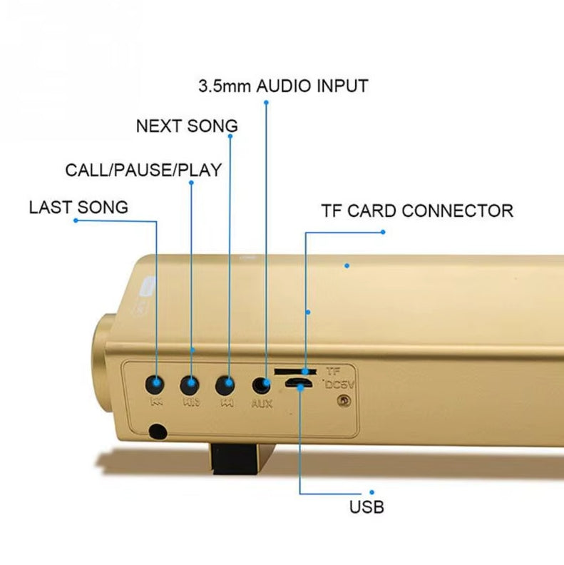 Soundbar LP-S08 Bluetooth Högtalare - Flera färger
