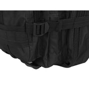 Militärväska / Ryggsäck i Nylon, Svart - 26 Liter