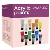 Akrylfärger Set - 12x100ml - Konstnärsfärg