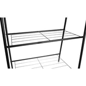 Klädhängare Ställ / Kapphängare med Hyllor - 150cm