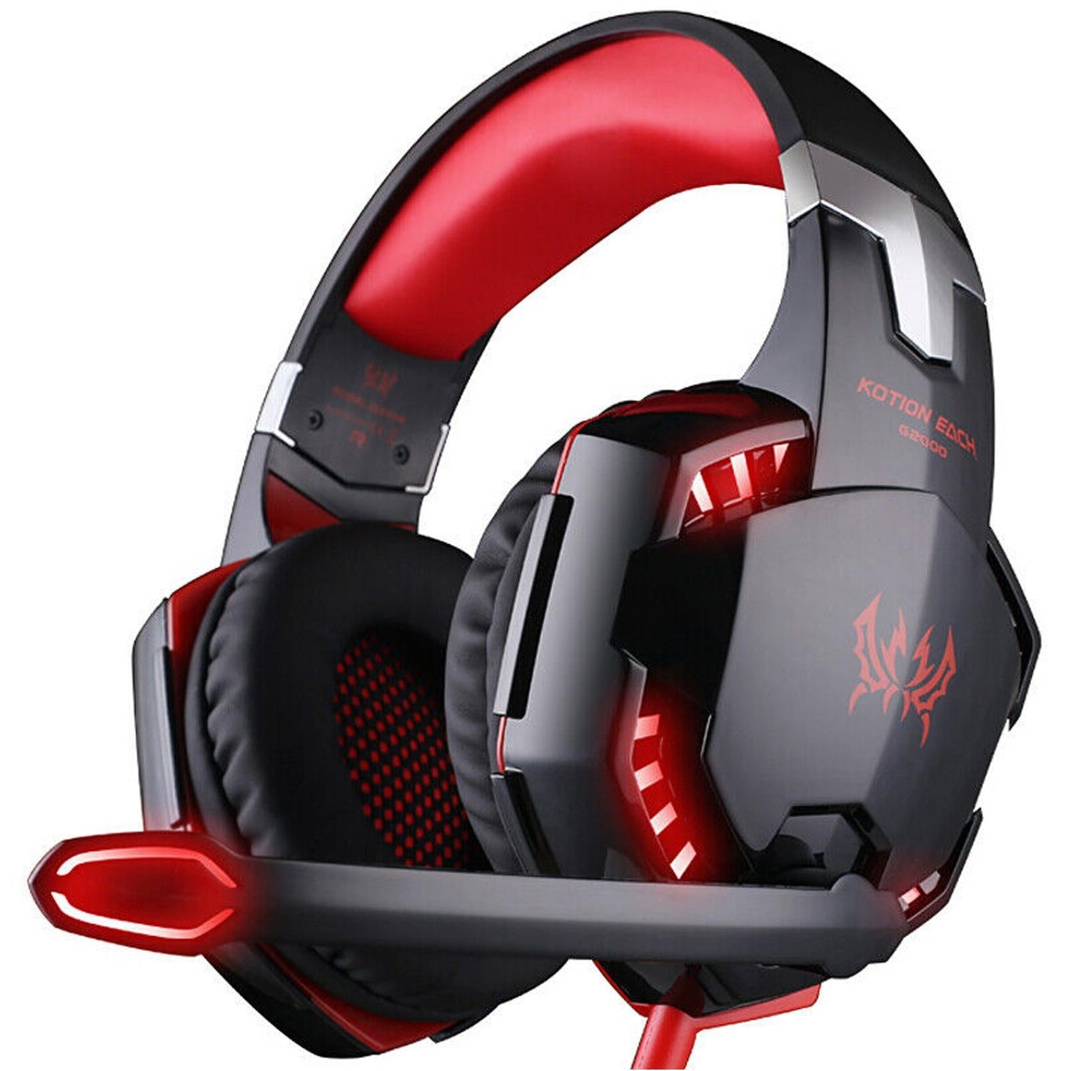 Gaming Headset - PC / Hörlurar Kotion Each G2000 med LED