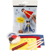 DIY Pyssel Kit - Glasspinnefigurer