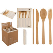 2x4-Delar - Bestick i Bambu - Bestickset