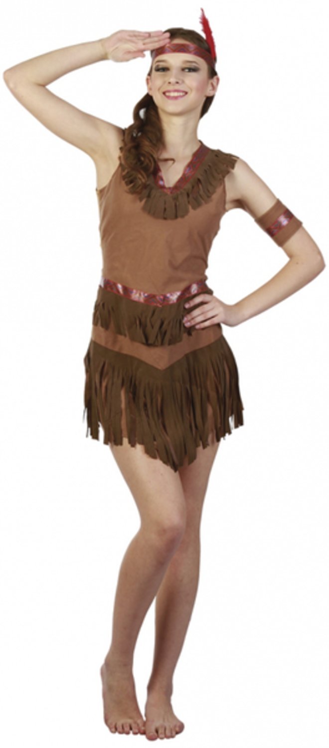 Indian Kvinna Maskeraddräkt - Halloween & Maskerad