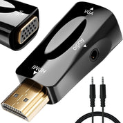 HDMI till VGA Adapter med 3.5mm AUX